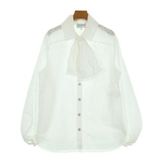 CHANEL - シャネル CHANEL Size:40 総柄 シアー シルク 長袖 CHANEL - シャネル CHANEL Size:40 総柄 シアー シルク 長袖