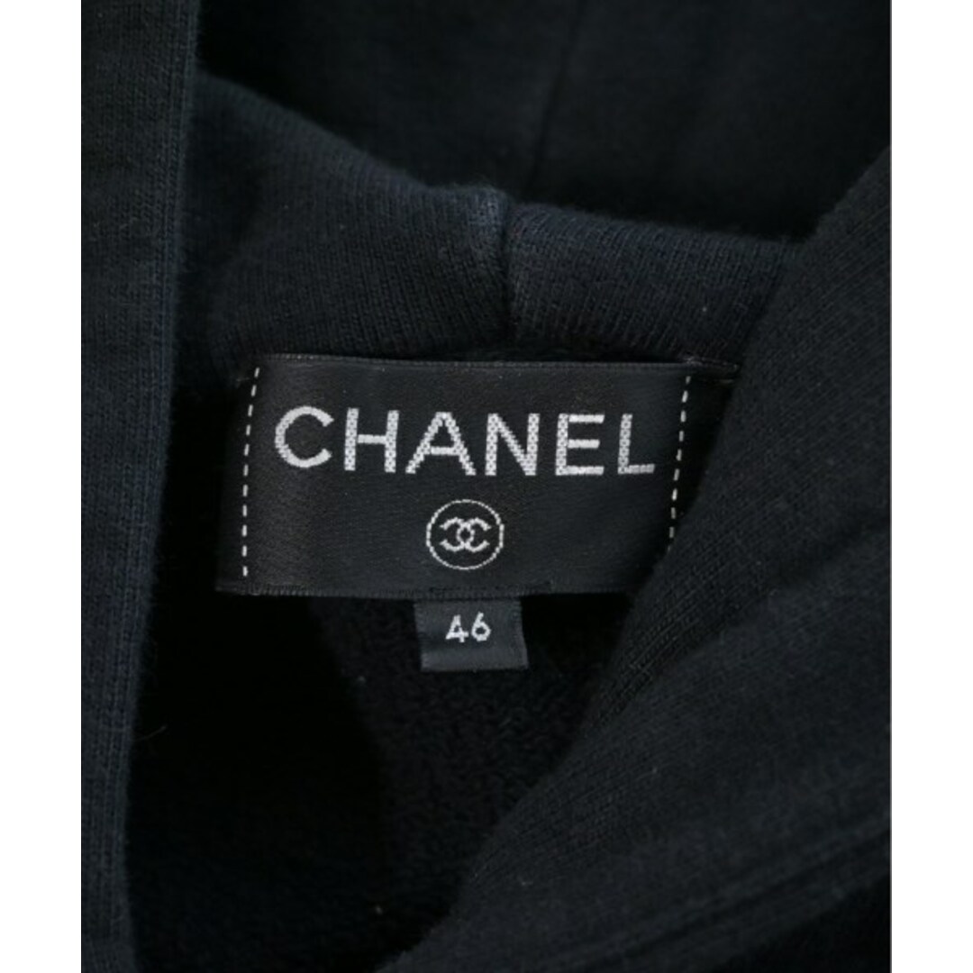 CHANEL - CHANEL シャネル パーカー 46(XL位) 黒 【古着】【中古 CHANEL - CHANEL シャネル パーカー 46(XL位) 黒 【古着】【中古