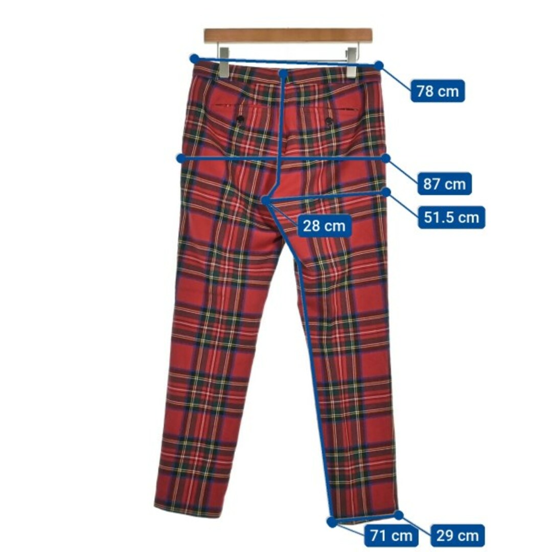 BURBERRY - BURBERRY バーバリー スラックス 40(M位) 赤x緑x青 BURBERRY - BURBERRY バーバリー スラックス 40(M位) 赤x緑x青
