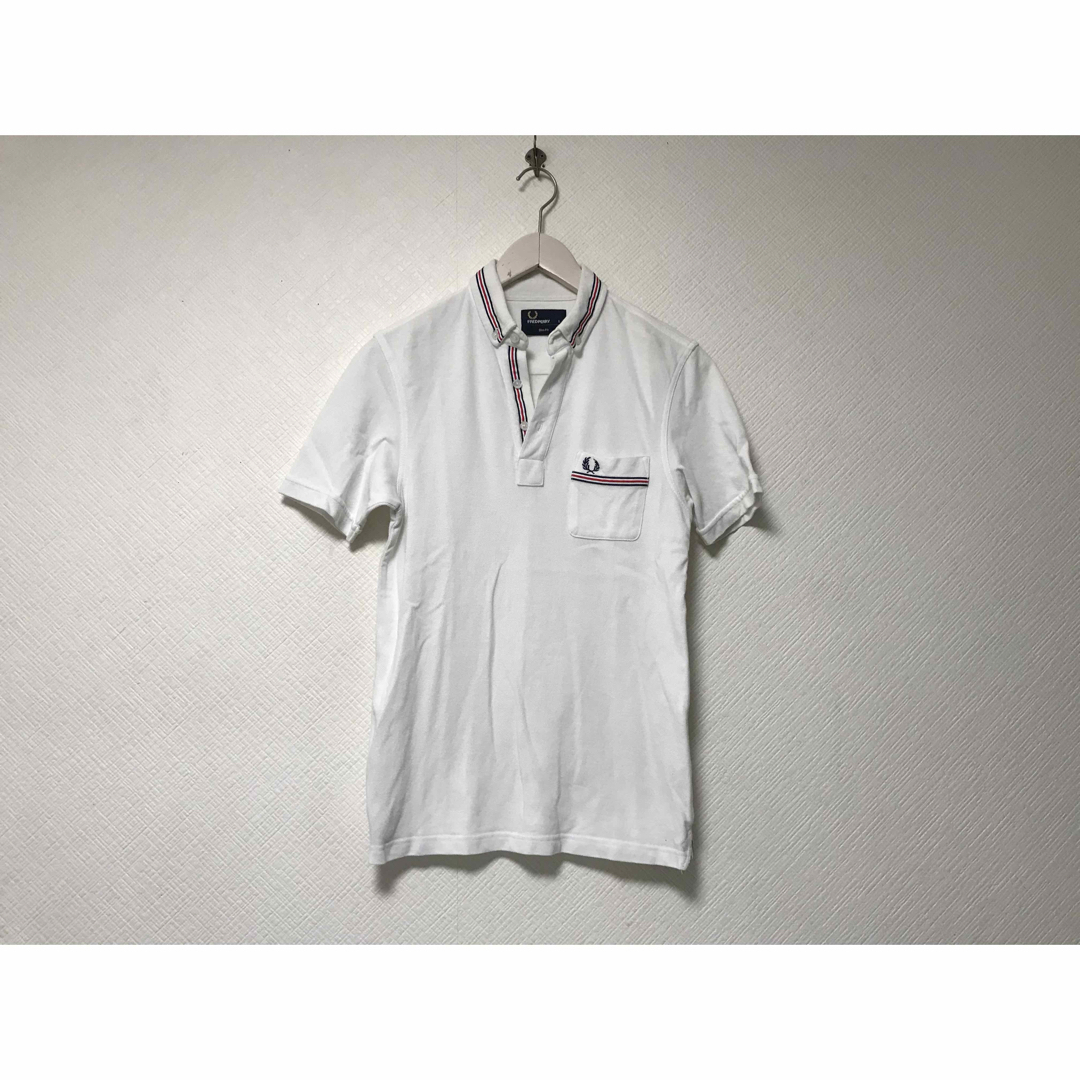 FRED PERRY - 本物フレッドペリーFREDPERRYコットンロゴ刺繍 FRED PERRY - 本物フレッドペリーFREDPERRYコットンロゴ刺繍