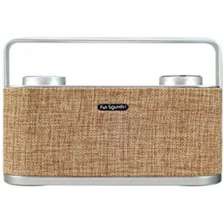 FunSounds - MusicPouch (ミュージックポーチ)(充電式ステレオBluetoothスピーカー) ベージュ FUN-POUCH(その他)