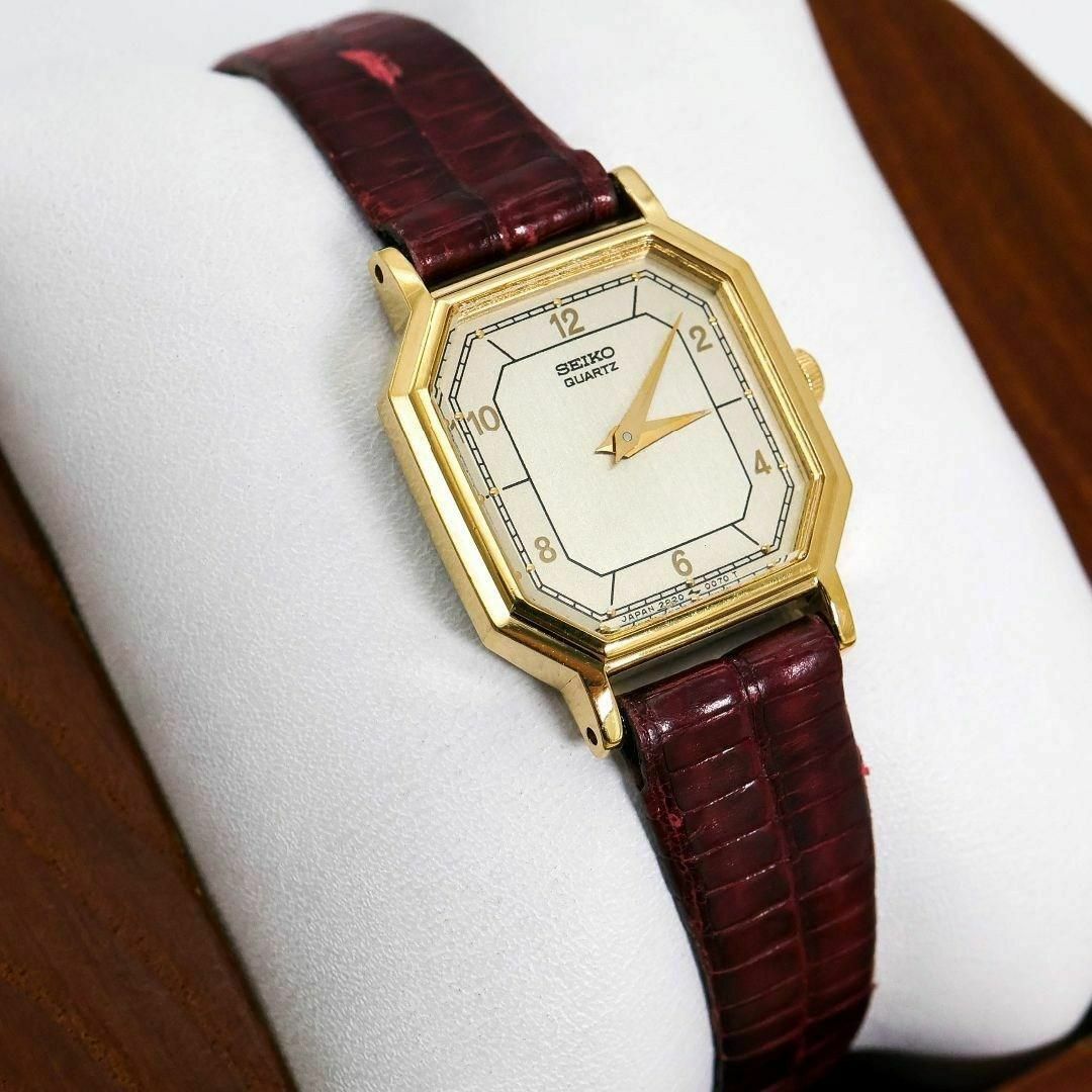 SEIKO - 稼働 SEIKO 腕時計 オクタゴン ゴールド アンティーク SEIKO - 稼働 SEIKO 腕時計 オクタゴン ゴールド アンティーク