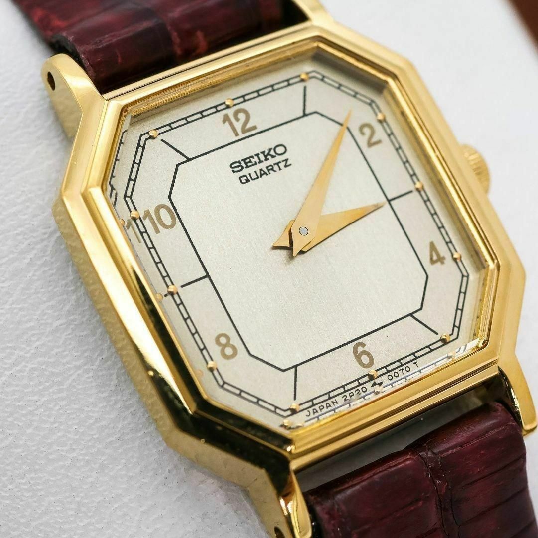 SEIKO - 稼働 SEIKO 腕時計 オクタゴン ゴールド アンティーク SEIKO - 稼働 SEIKO 腕時計 オクタゴン ゴールド アンティーク