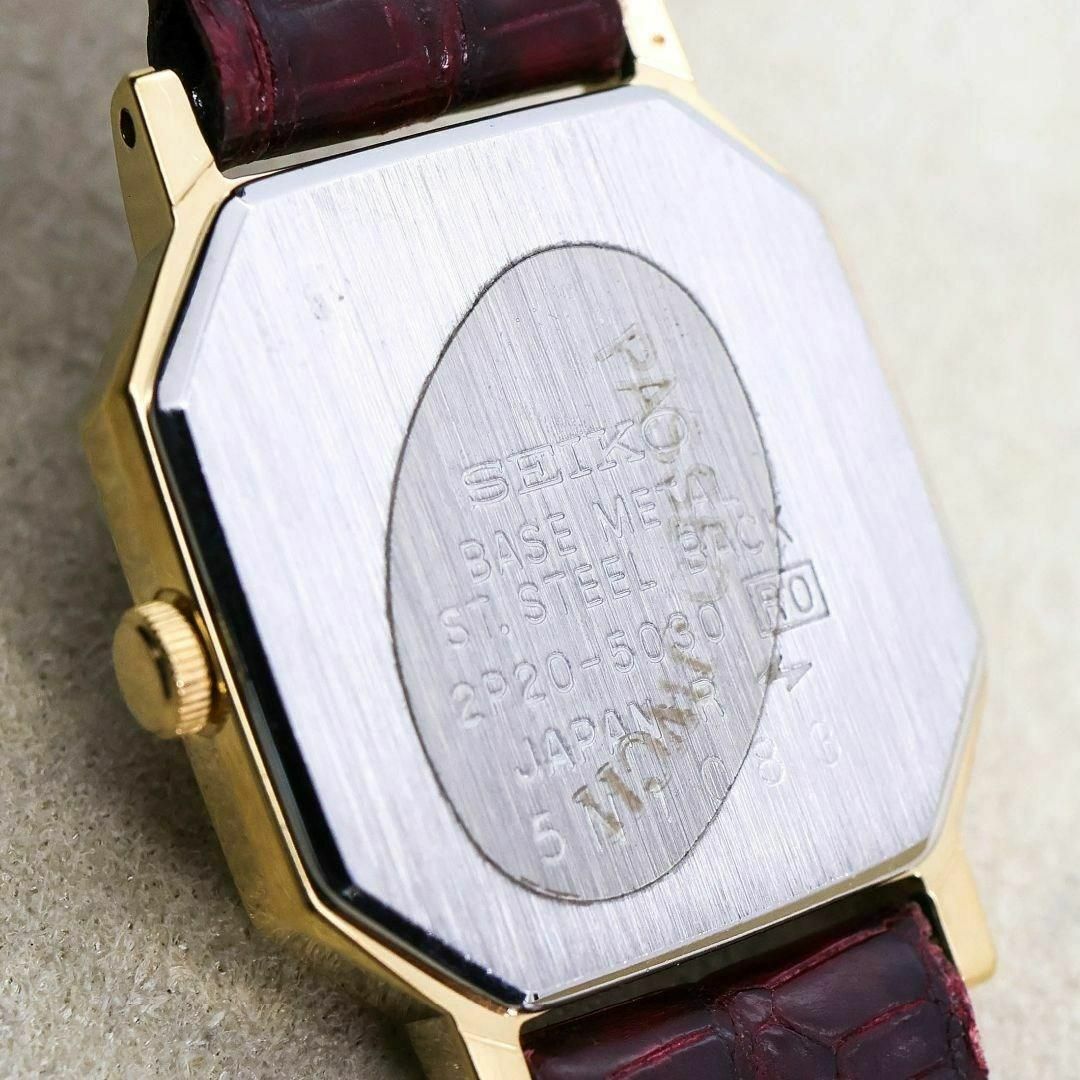 SEIKO - 稼働 SEIKO 腕時計 オクタゴン ゴールド アンティーク SEIKO - 稼働 SEIKO 腕時計 オクタゴン ゴールド アンティーク
