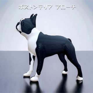 ボストンテリア ブローチ タイプB(ブローチ/コサージュ)