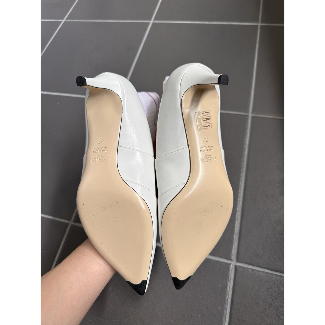 FENDI - FENDI ホワイトソックスブーツの通販 by moyu FENDI - FENDI ホワイトソックスブーツの通販 by moyu
