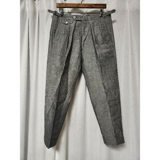 COMOLI - COMOLI リネンウール2タックパンツ 2015ss COMOLI - COMOLI リネンウール2タックパンツ 2015ss