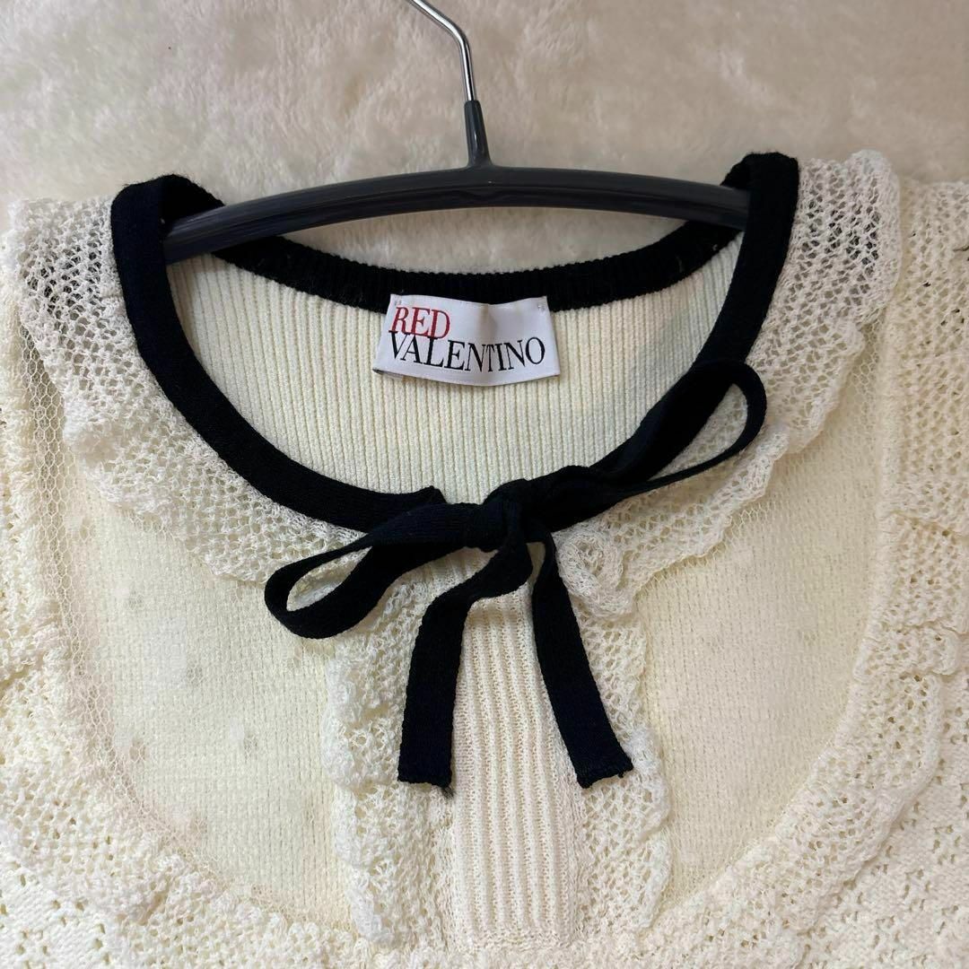 RED VALENTINO - 極美品 レッド ヴァレンティノ 半袖ひざ丈 RED VALENTINO - 極美品 レッド ヴァレンティノ 半袖ひざ丈