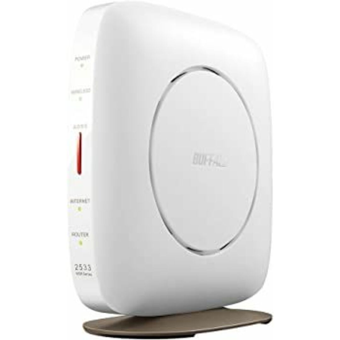 BUFFALO WiFi 無線LAN ルーター WSR-A2533DHP3-WH 11ac ac2600 1733+800Mbps デュアルバンド IPv6対応 日本メーカー 4LDK 3階建向け 【iPhone13/ スマホ/家電/カメラのPC/タブレット(PC周辺機器)の商品写真