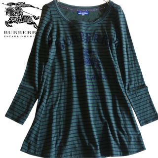 BURBERRY BLUE LABEL - 【BURBERRY】ボーダーチュニック BURBERRY BLUE LABEL - 【BURBERRY】ボーダーチュニック