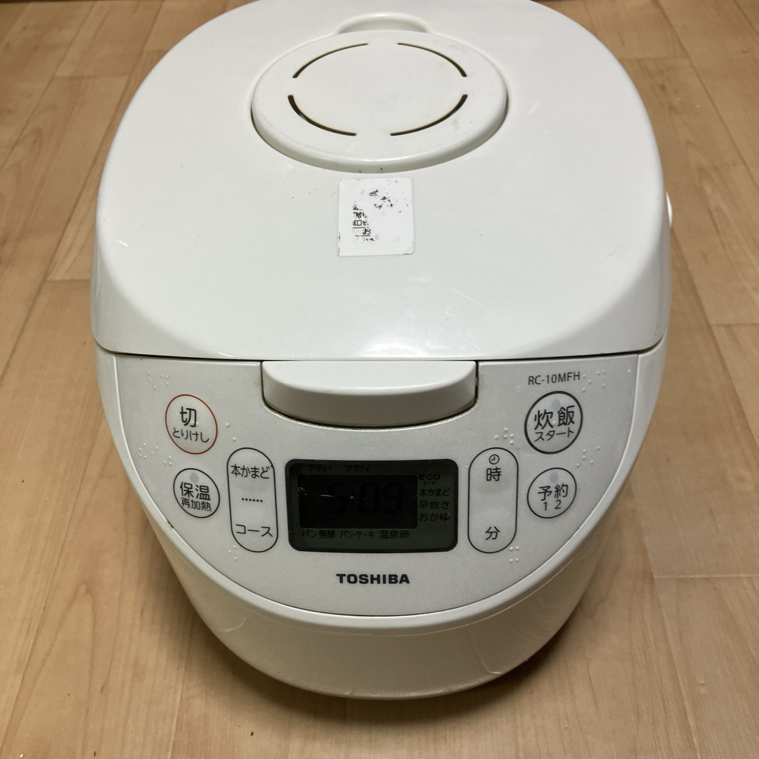TOSHIBA 東芝 ジャー炊飯器 RC-10MFH 5.5合炊き 保証付きの通販 TOSHIBA 東芝 ジャー炊飯器 RC-10MFH 5.5合炊き 保証付きの通販