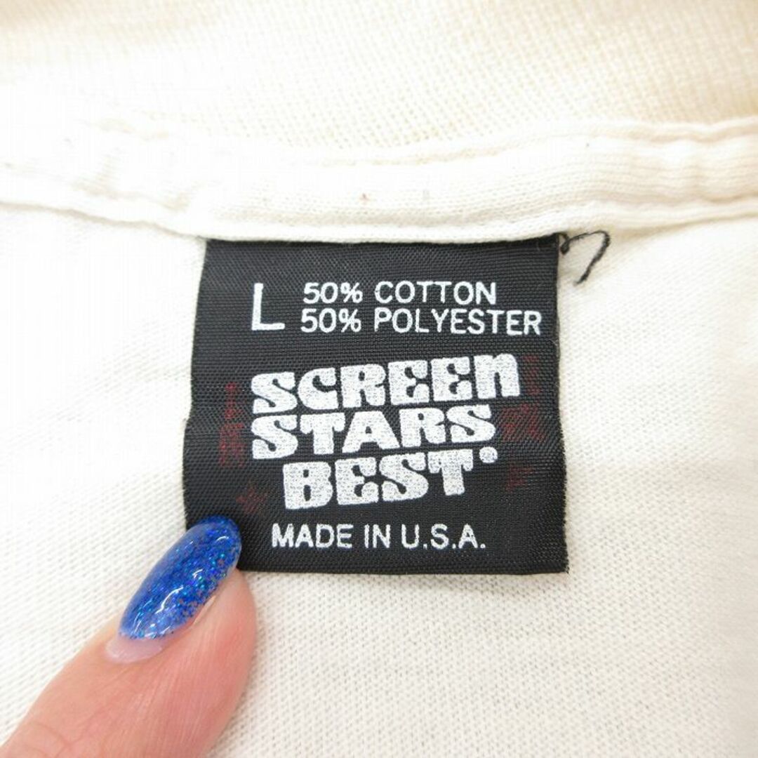 SCREEN STARS - XL☆古着 スクリーンスターズ 長袖 ビンテージ T SCREEN STARS - XL☆古着 スクリーンスターズ 長袖 ビンテージ T