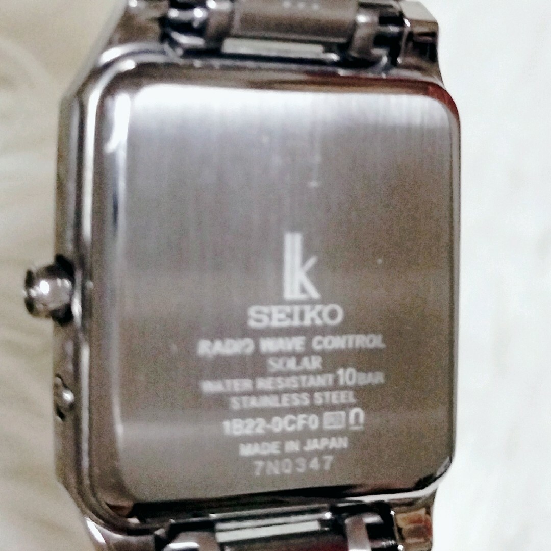 SEIKO - 【極美品】SEIKO lk セイコー ルキア 1B22 スクエア SEIKO - 【極美品】SEIKO lk セイコー ルキア 1B22 スクエア