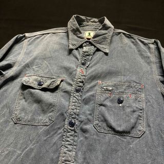 3 maatee&sons 柿の葉 別注 シャンブレーシャツの通販 by s's 3 maatee&sons 柿の葉 別注 シャンブレーシャツの通販 by s's