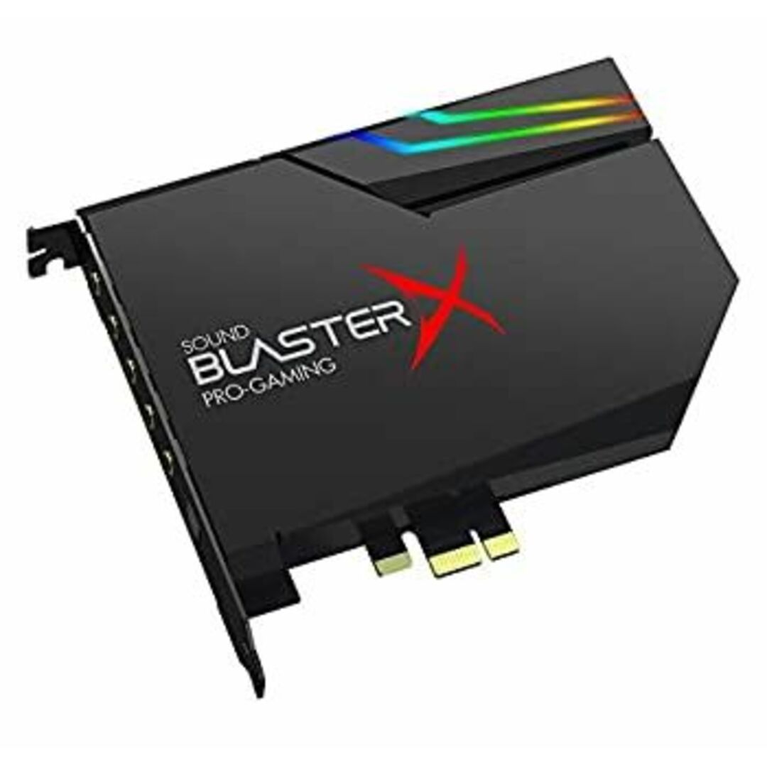 クリエイティブ・メディア Sound BlasterX AE-5 Plus Dolby Digital Live/DTS Connect SBX-AE5P-BK スマホ/家電/カメラのPC/タブレット(PC周辺機器)の商品写真