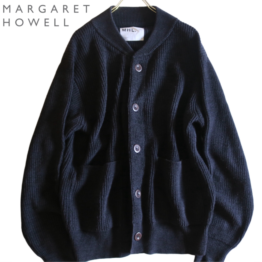 MARGARET HOWELL - 【MARGARET HOWELL】肉厚ショールカラー MARGARET HOWELL - 【MARGARET HOWELL】肉厚ショールカラー