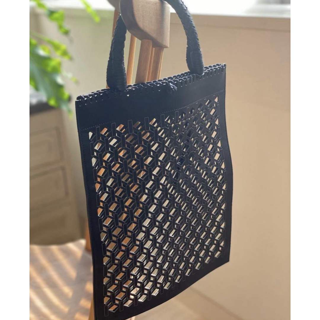 mame - 激レアTod's x mame コラボ⭐︎レザーメッシュトート mame - 激レアTod's x mame コラボ⭐︎レザーメッシュトート
