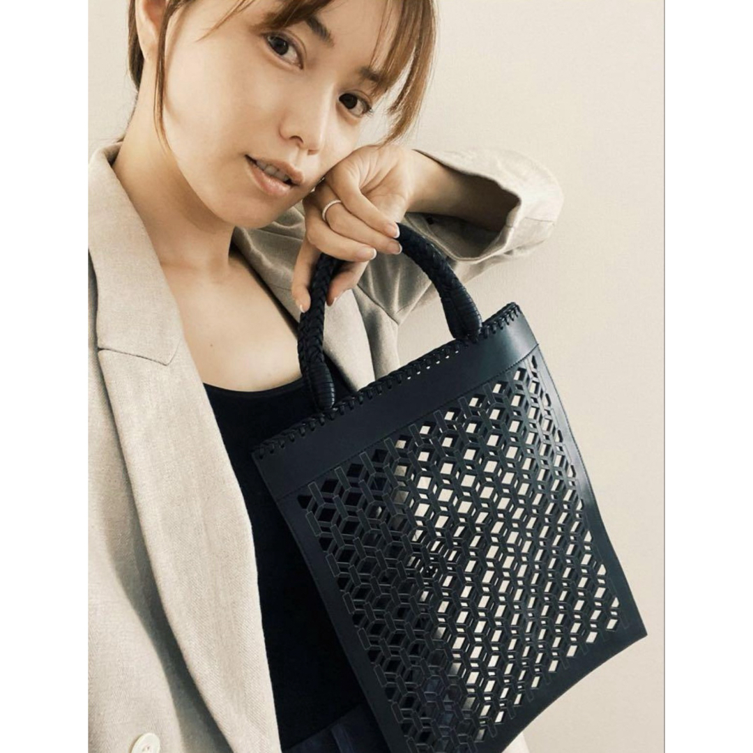 mame - 激レアTod's x mame コラボ⭐︎レザーメッシュトート mame - 激レアTod's x mame コラボ⭐︎レザーメッシュトート