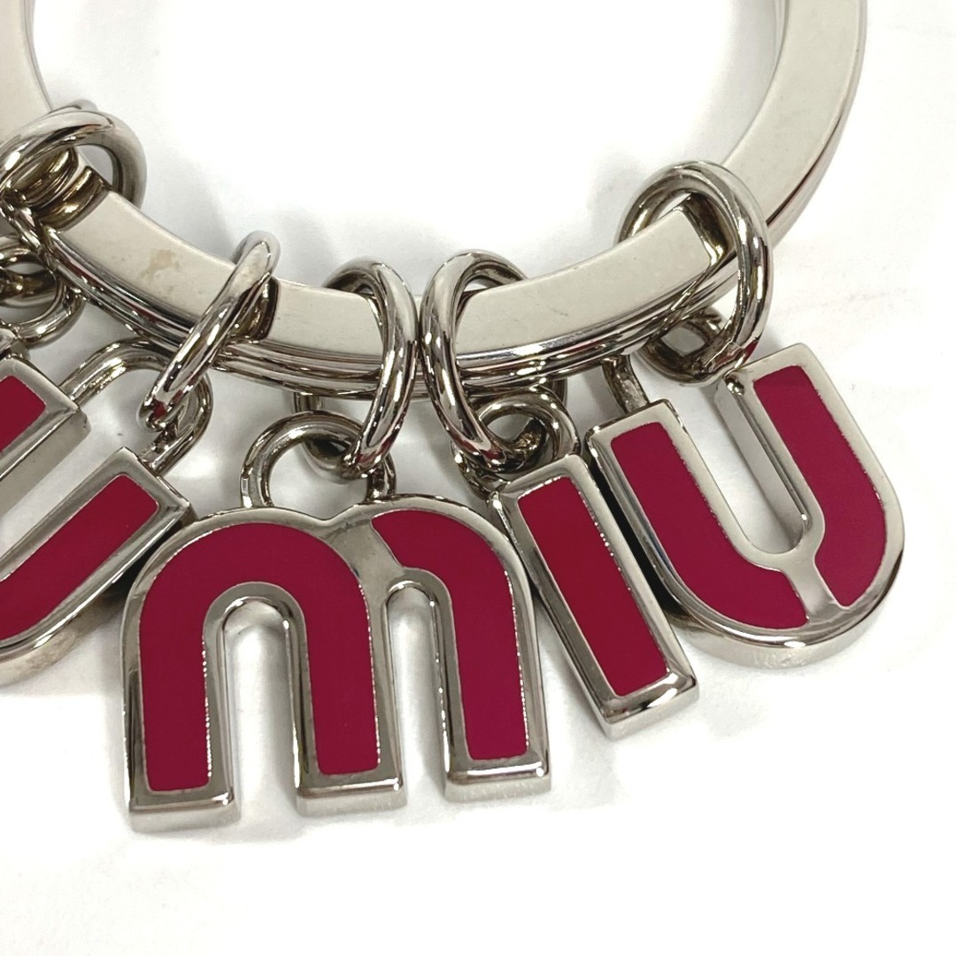 MIU MIU - ミュウミュウ MIUMIU ロゴ キーリング バッグチャーム MIU MIU - ミュウミュウ MIUMIU ロゴ キーリング バッグチャーム