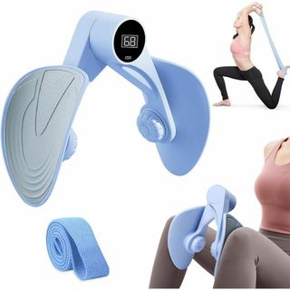 ❤️新品❤️内転筋トレーニング 器具　エクササイズバンド付き 骨盤底筋 筋トレ(トレーニング用品)