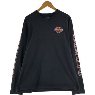 ハーレーダビッドソン(Harley Davidson)の古着 ハーレーダビッドソン Harley-Davidson ロングTシャツ ロンT メンズXL相当 /eaa538120(Tシャツ/カットソー(半袖/袖なし))