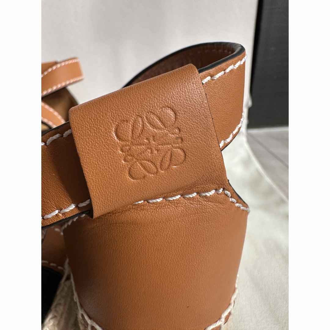 LOEWE - ロエベ ゲート ウェッジサンダル サイズ38の通販 by LOEWE - ロエベ ゲート ウェッジサンダル サイズ38の通販 by