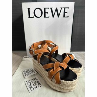 LOEWE - LOEWE(ロエベ) サンダル 36 レディース - アイボリー LOEWE - LOEWE(ロエベ) サンダル 36 レディース - アイボリー