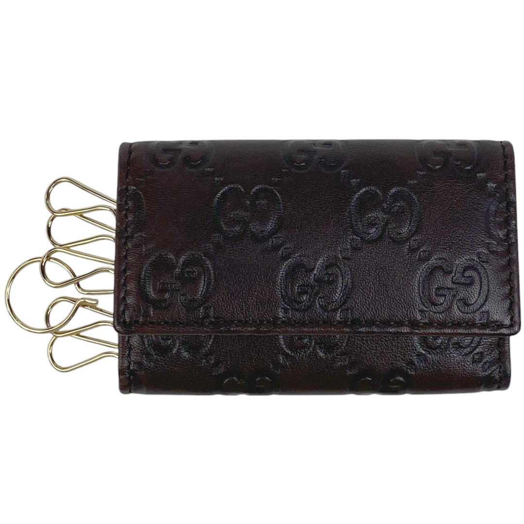 GUCCI - グッチ グッチシマ 6連 キーケース レディース 【中古 GUCCI - グッチ グッチシマ 6連 キーケース レディース 【中古