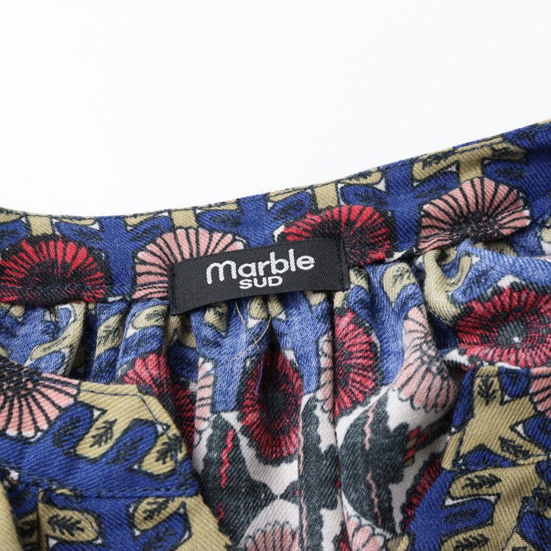 2024年製 マーブルシュッド marble SUD shion フラワープリント 2024年製 マーブルシュッド marble SUD shion フラワープリント