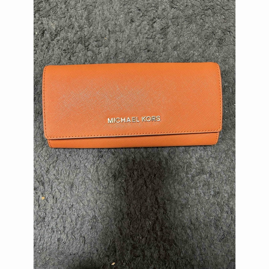 マイケルコース 長財布 MICHAELKORS 財布 オレンジ レディースの マイケルコース 長財布 MICHAELKORS 財布 オレンジ レディースの