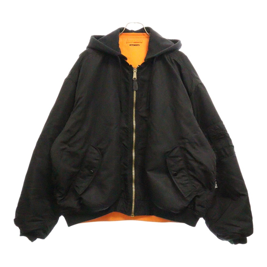 VETEMENTS ヴェトモン 22AW Reversible Hooded Bomber Jacket VETEMENTS ヴェトモン 22AW Reversible Hooded Bomber Jacket