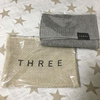 スリー(THREE)のTHREE ポーチ タオル(ポーチ)