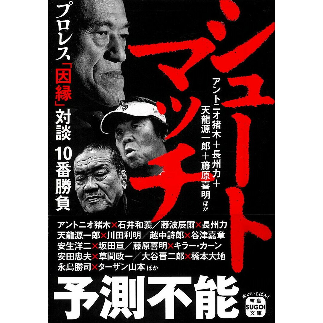 シュートマッチ プロレス「因縁」対談 10番勝負/宝島社/アントニオ猪木(文庫) エンタメ/ホビーのエンタメ その他(その他)の商品写真