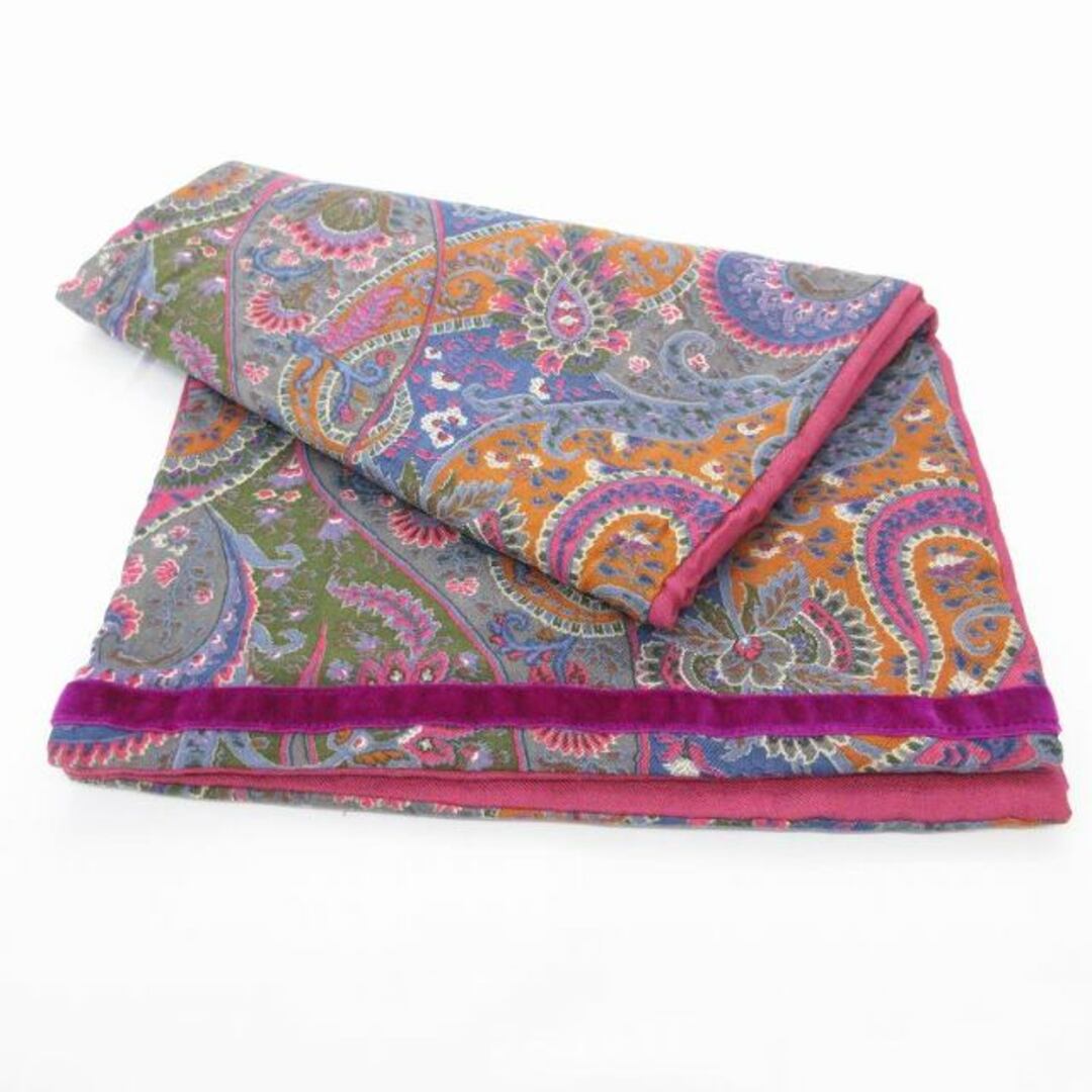 ETRO - エトロ ETRO ストール マフラー シルク混 ペイズリー柄 ETRO - エトロ ETRO ストール マフラー シルク混 ペイズリー柄