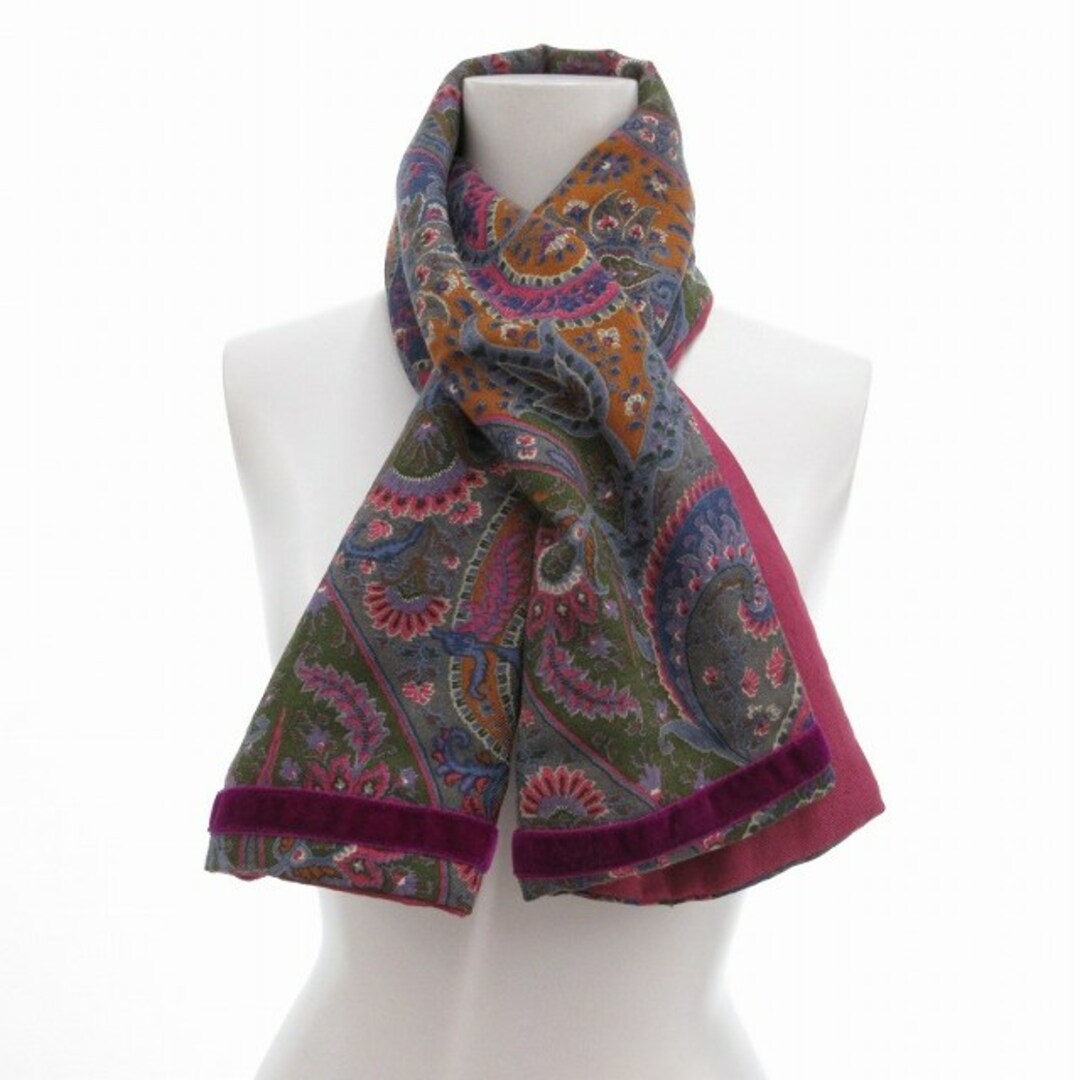 ETRO - エトロ ETRO ストール マフラー シルク混 ペイズリー柄 ETRO - エトロ ETRO ストール マフラー シルク混 ペイズリー柄