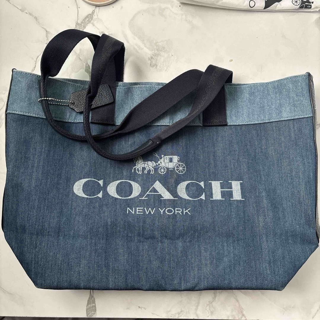 COACH - COACH デニムトートバッグの通販 by なぎ's shop COACH - COACH デニムトートバッグの通販 by なぎ's shop