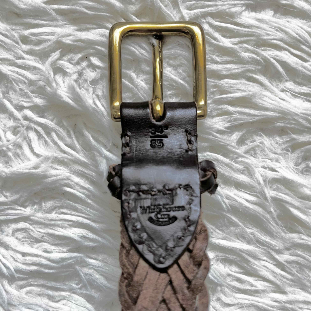WHITEHOUSE COX - 良品☆whitehouse cox☆34/85 メッシュベルト WHITEHOUSE COX - 良品☆whitehouse cox☆34/85 メッシュベルト