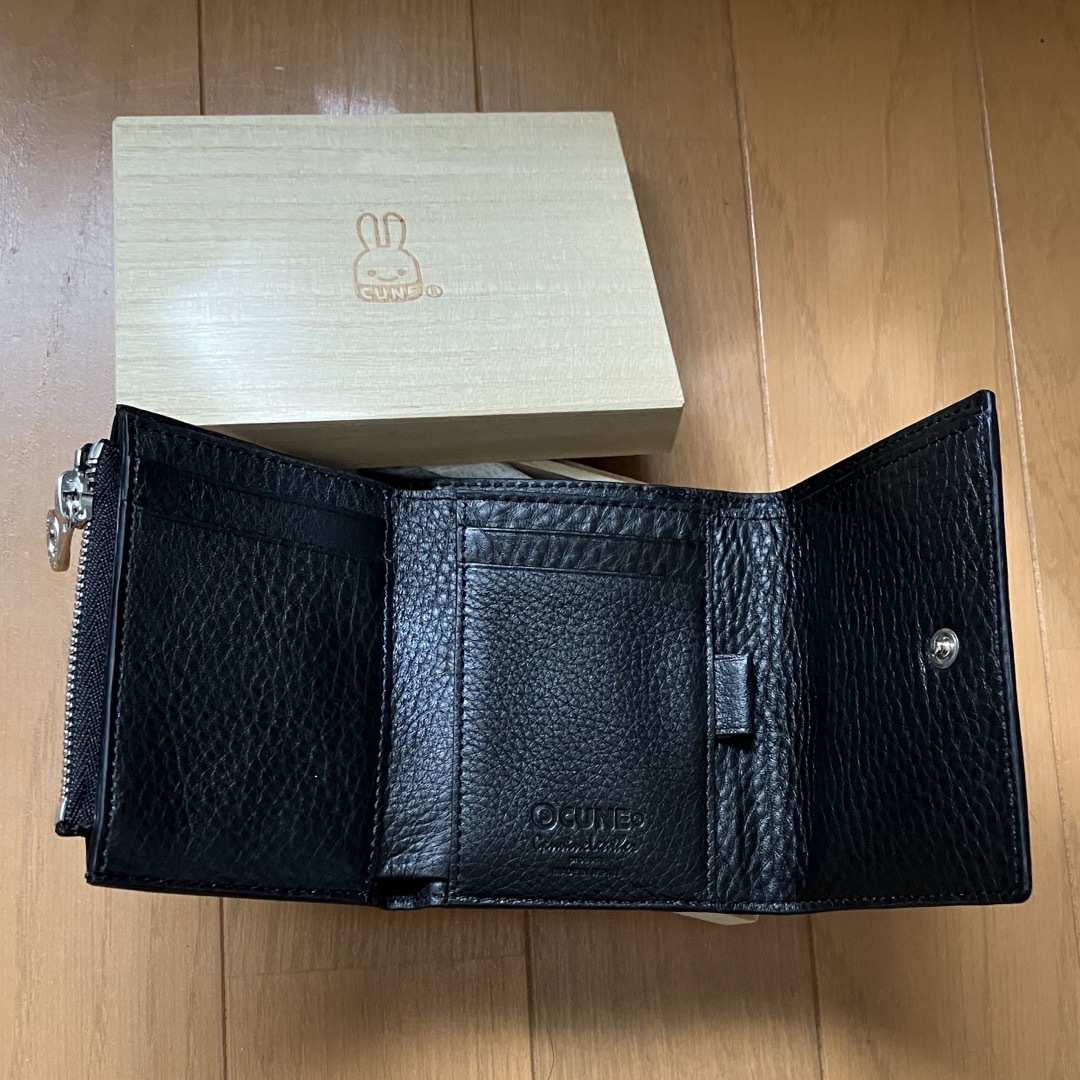 CUNE - CUNEウサギ牛革折り財布の通販 by 碗仔商店|キューン CUNE - CUNEウサギ牛革折り財布の通販 by 碗仔商店|キューン