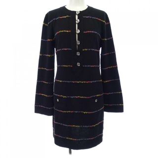 CHANEL - 美品 CHANEL シャネル ニット バイカラー ワンピース CHANEL - 美品 CHANEL シャネル ニット バイカラー ワンピース