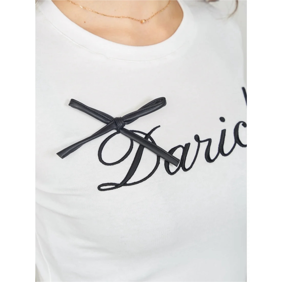 Darich - 新品タグ付 ダーリッチ リボンロゴTシャツ ホワイト Darich - 新品タグ付 ダーリッチ リボンロゴTシャツ ホワイト