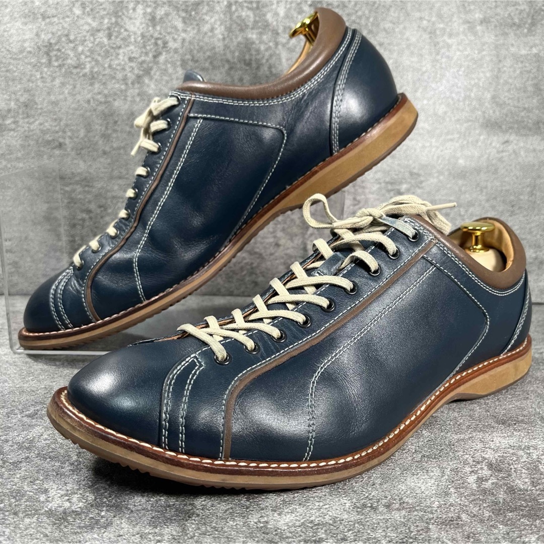 REGAL - 美品✨ REGAL リーガル レザースニーカー 750R ネイビー REGAL - 美品✨ REGAL リーガル レザースニーカー 750R ネイビー