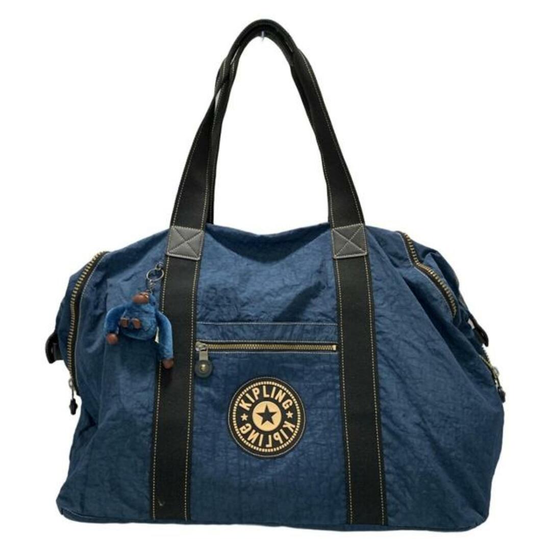 kipling - Kipling(キプリング) ボストンバッグ美品 - ネイビー kipling - Kipling(キプリング) ボストンバッグ美品 - ネイビー