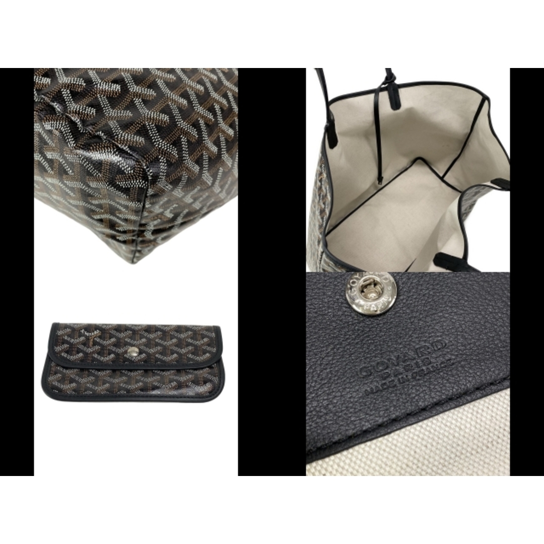GOYARD - GOYARD(ゴヤール) トートバッグ サンルイGM 黒×白 GOYARD - GOYARD(ゴヤール) トートバッグ サンルイGM 黒×白