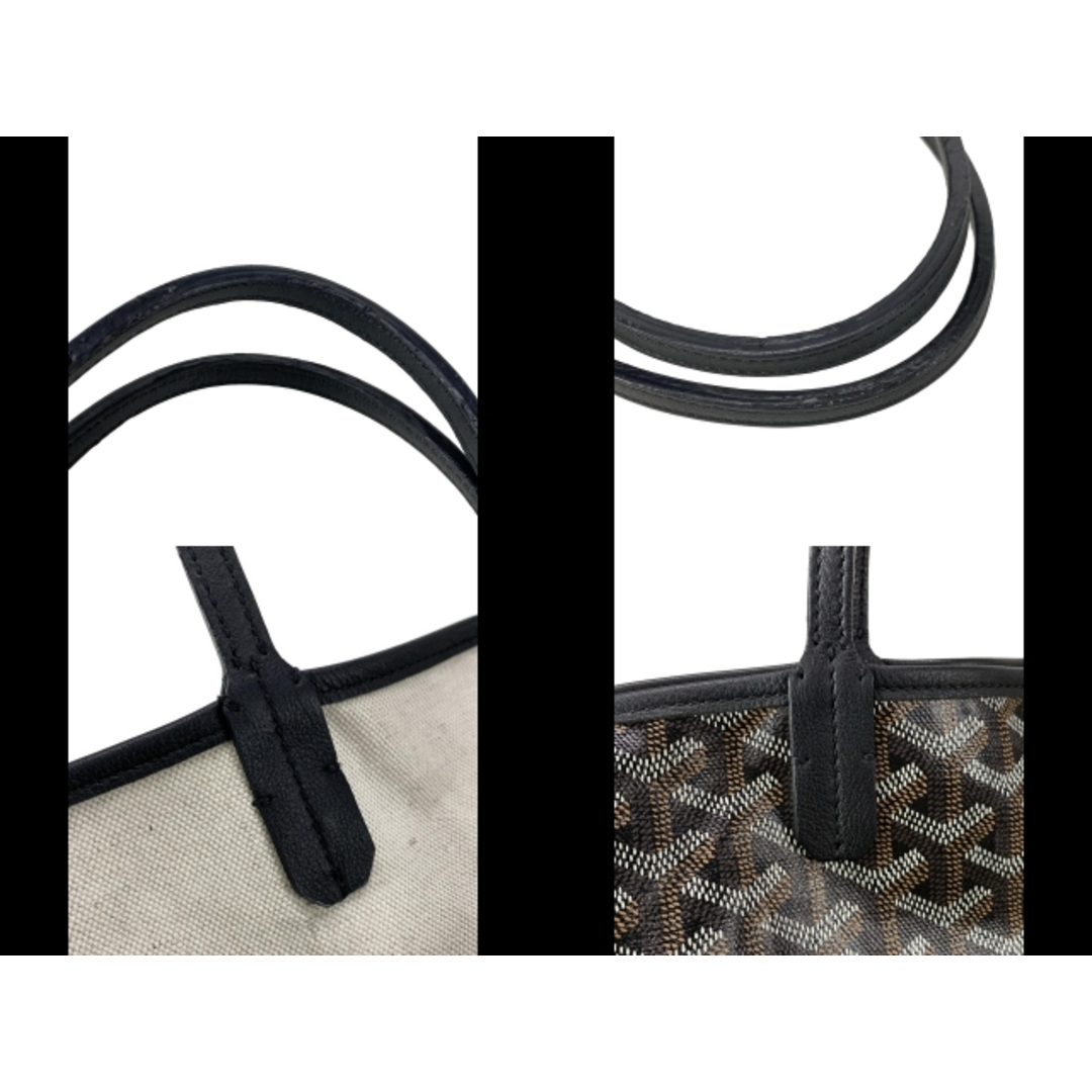 GOYARD - GOYARD(ゴヤール) トートバッグ サンルイGM 黒×白 GOYARD - GOYARD(ゴヤール) トートバッグ サンルイGM 黒×白