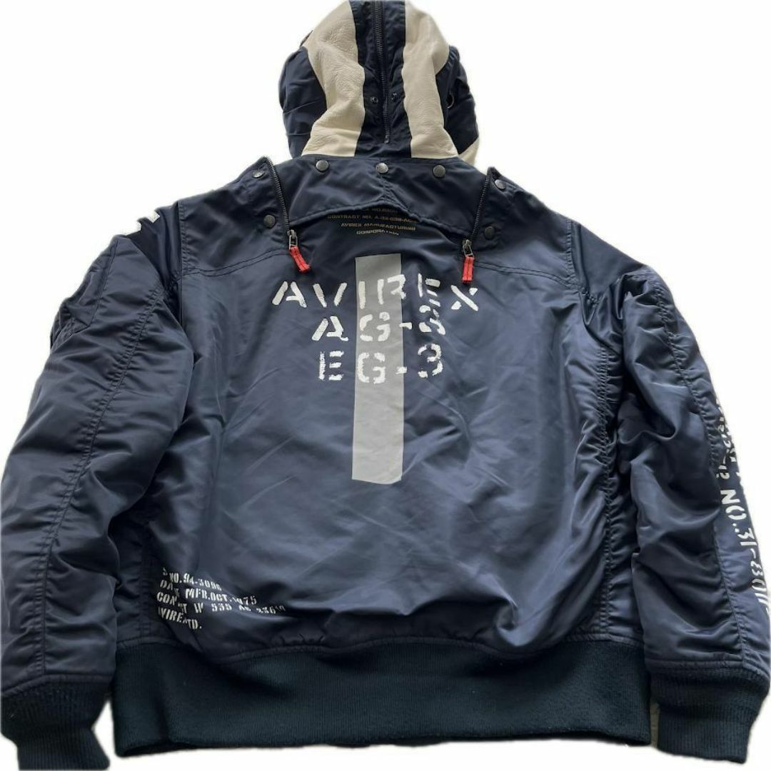 AVIREX - AVIREX MA-1 REMODEL MARK2 ミリタリージャケット Lの AVIREX - AVIREX MA-1 REMODEL MARK2 ミリタリージャケット Lの
