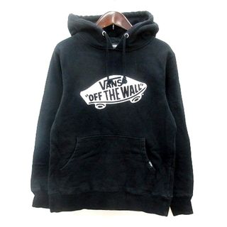 ヴァンズ(VANS)のバンズ VANS パーカー プルオーバー プリント 長袖 スウェット地 S 黒(パーカー)