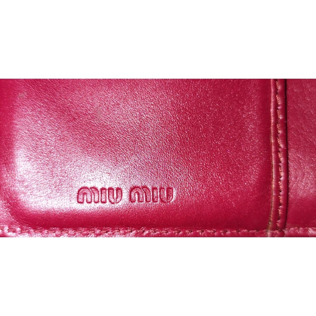 MIU MIU - miu miu ミュウミュウ がま口 コンパクト財布 人気 型 MIU MIU - miu miu ミュウミュウ がま口 コンパクト財布 人気 型