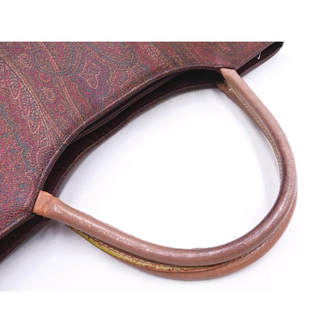 ETRO - ETRO エトロ ペイズリー柄 トート バッグ ボルドー ETRO - ETRO エトロ ペイズリー柄 トート バッグ ボルドー