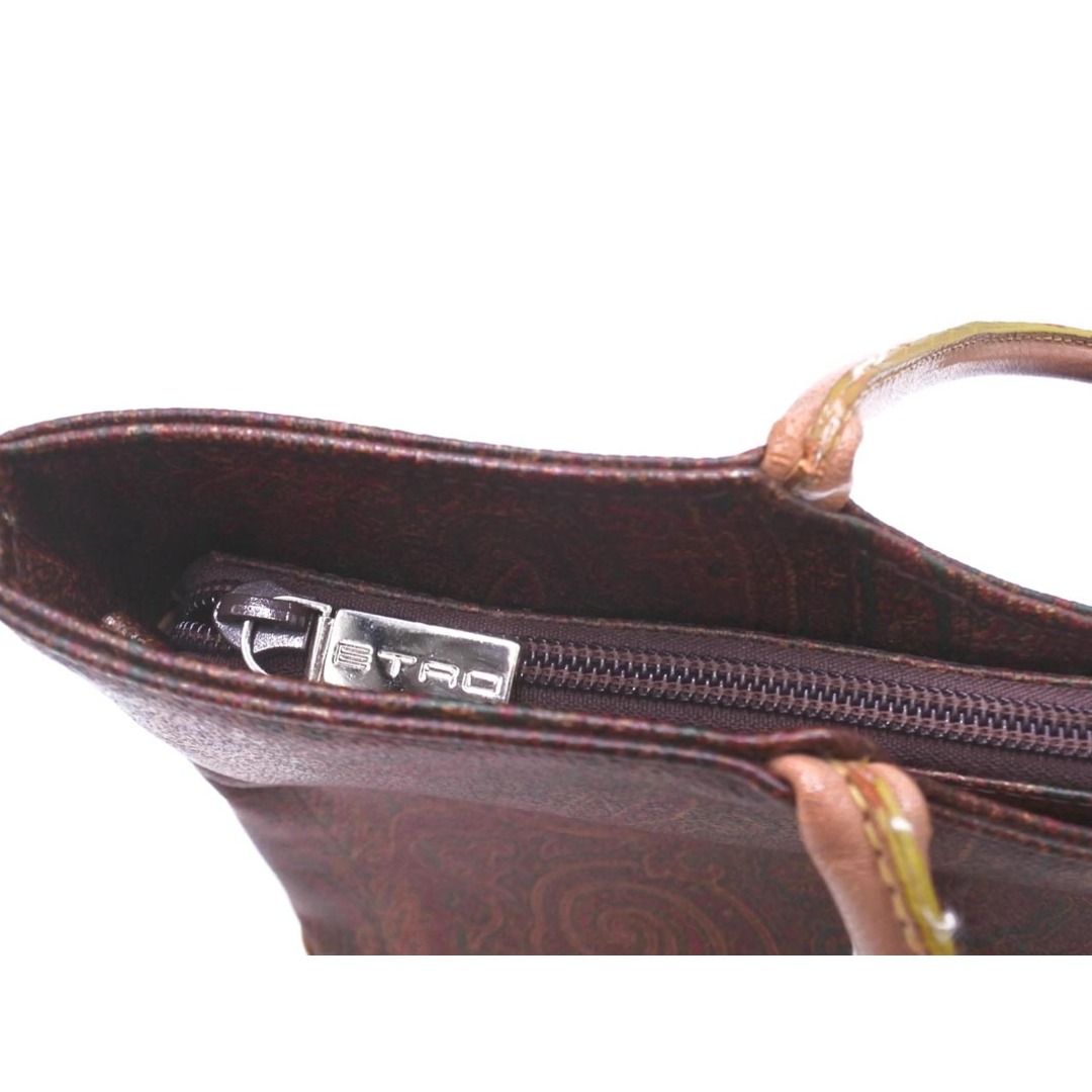 ETRO - ETRO エトロ ペイズリー柄 トート バッグ ボルドー ETRO - ETRO エトロ ペイズリー柄 トート バッグ ボルドー