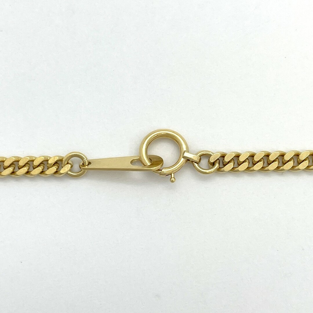5khd022】喜平 ネックレス K18 ゴールド 2面 シングル 40.6cm
